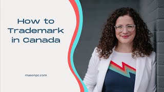 How to Trademark in Canada [upl. by Adierf]