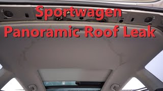 2017 VW Sportwagen Panoramic Roof Drain Fix [upl. by Luht]