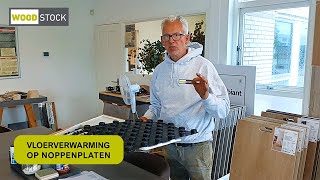 Vloerverwarming aanleggen in noppenplaten  Installatie Tutorial [upl. by Oiralih]