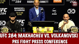 Full UFC 284 Makhachev vs Volkanovski Pre Fight Press Conference [upl. by Nref]