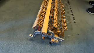 Disassembling a Piano  1962 Kimball Upright [upl. by Ativahs]