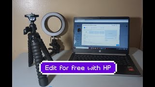 Edit videos for free using an HP Laptop [upl. by Ayikin660]