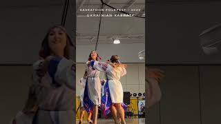 Saskatoon Folkfest 2022  Ukraine shorts [upl. by Okun178]