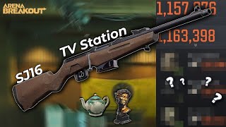 IRONSIGHT SJ16 VS T6 IN TV STATION  Arena Breakout [upl. by Nevarc]