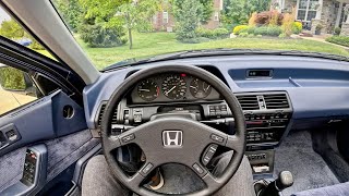 1988 Honda Accord LXi 5Speed Manual  POV Driving Impressions [upl. by Iorgos627]