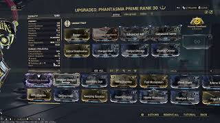 Best Pure elec Phantasma Prime build  Warframe Steel Path [upl. by Schoenfelder92]