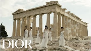 The Dior Cruise 2022 collection at the Acropolis [upl. by Artenek]