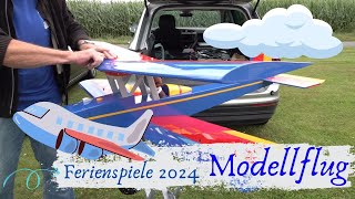 Aktion im Rahmen der Ferienspiele Modellflug [upl. by Eintruoc304]