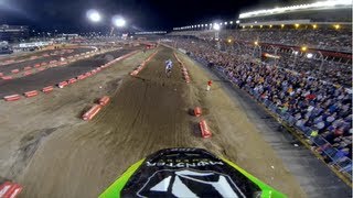 GoPro HD Ryan Villopoto Main Event 2013 Daytona Supercross [upl. by Aryt]