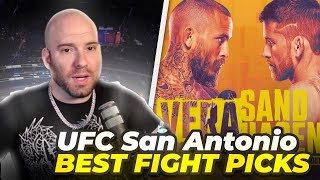 UFC SAN ANTONIO CHITO VERA V SANDHAGEN  BEST FIGHT PICKS  HALF THE BATTLE [upl. by Aivirt]