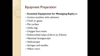 Management of Asphyxia Neonatorum [upl. by Gylys]