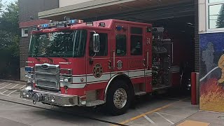 Portland Fire E31 Responding 8924 [upl. by Niuq]