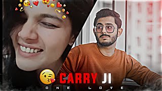 CARRY JI 😍  One Love Shubh Carry Minati Status  One Love Shubh Edit [upl. by Naivaj474]