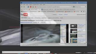 Animated wallpaper ArchLinux  XFCE 46  XWinWrap [upl. by Parthenia]