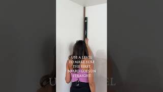 DIY  How to Install a Slat Wall [upl. by Delmer]