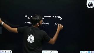 In Habers process the volume at STP of ammonia relative to the total volume of reactants at [upl. by Korrie]