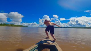 COMUNIDAD EL CHINO SELVA AMAZONIA PERUANA Y MERCADO DE BELEN IQUITOS [upl. by Eneleoj]