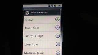 Check out all the TMobile G1 ringtones [upl. by Casimir]