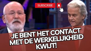 Wilders veegt de VLOER AAN met Timmermans Je bent het contact met de werkelijkheid kwijt [upl. by Ainsley]