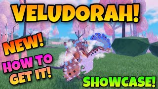 NEW CREATURE Veludorah Showcase HOW TO GET IT  Creatures of Sonaria [upl. by Sidnee864]