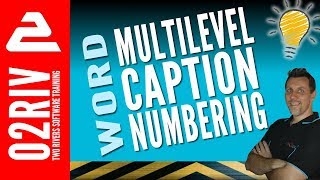 Multilevel CAPTION Numbering In Word For Images Tables amp Equations [upl. by Ira]