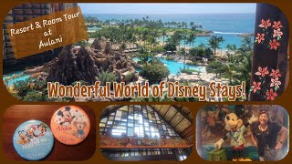 Wonderful World of Disney Stays  Aulani Disney Resort amp Room Tour [upl. by Airdnalahs]