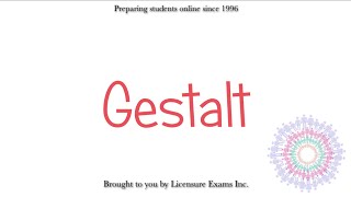 Gestalt Therapy  Frtiz Perls  ASWB NCE NCMHCE MFT Exam Prep and Review [upl. by Eedissac]