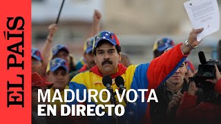 DIRECTO  El presidente Nicolás Maduro vota en las elecciones presidenciales de Venezuela  EL PAÍS [upl. by Morel]