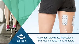 EMS  Musculation EMS des muscles ischiojambiers avec un électrostimulateur axion [upl. by Christie]