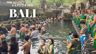 Vlog 100 BALI GOA GAJA TEMPLE PURA TIRTA EMPUL BALINESE DANCE  UBUD PALACE [upl. by Kathye]