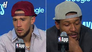 Devin Booker amp Bradley Beal talk Game 3 loss FULL Postgame Interview [upl. by Armbrecht]