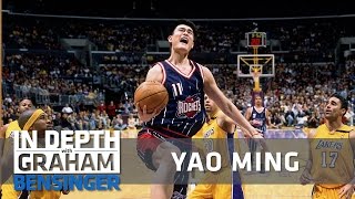 Yao Ming Embarrassment of my first NBA game [upl. by Ahsaelat]