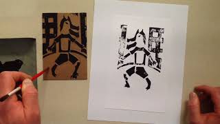 collagraph printmaking tutorial [upl. by Arundel]