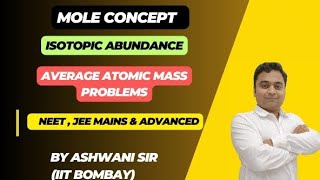 isotopic abundance and average atomic mass  BASIC CONCEPT OF CHEMISTRY CLASS 11 MOLE CONCEPT [upl. by Dobrinsky781]