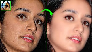 High End Skin Retouching in Photoshop I Face Smooth in Photoshop I HighEnd Skin Softening Tutorial [upl. by Notlad]