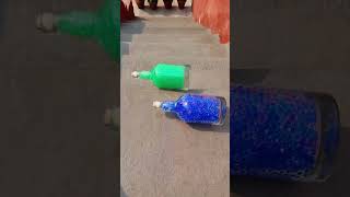 Breaking glass bottles on stairs Crushing Crunchy amp soft things shorts asmr satisfying [upl. by Cavil]