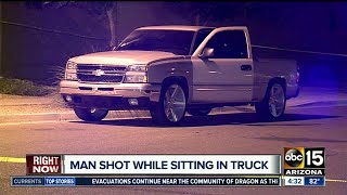 Man in truck shot in Tolleson [upl. by Sirtaeb]