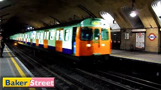 Baker Street  Circle  Hammersmith amp City lines  London Underground  S7  C69 Stock [upl. by Vial]