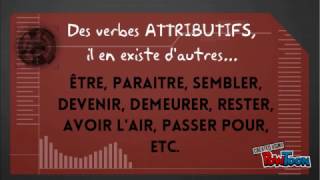 Lattribut du sujet verbe attributif [upl. by Esydnac]