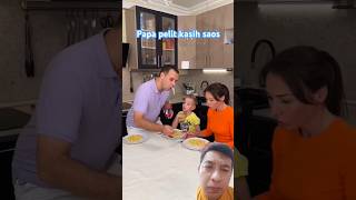 Papa pelit kasih saos shortsvideo food family funny prank shorts [upl. by Uoliram]