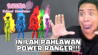 ADA POWER RANGER LANGKA DI SAKURA SCHOOL  SAKURA School Simulator [upl. by Jahdai]