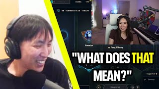 Doublelift Explains What quotGCquot Means to Emily Wang [upl. by Dayle]