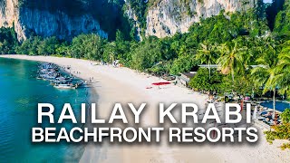 The Best Beach Resorts in RAILAY  Hidden Gems in Krabi Thailand [upl. by Nigle]