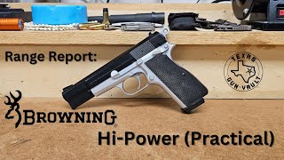 Range Report Browning HiPower Practical Model in 9mm [upl. by Bartlett204]