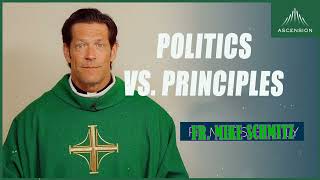 Fr Mike Schmitz  Politics vs Principles [upl. by Chance]