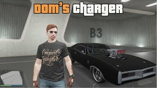 Doms Charger  GTA V Online [upl. by Bainter]