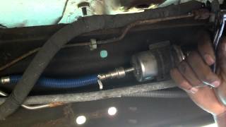 How to change your fuel filter in a Ford [upl. by Enehs]