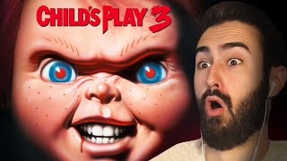 First Time Watching CHILDS PLAY 3 Horror Movie Reaction [upl. by Ain]