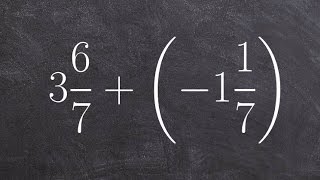 Easy way to subtract two mixed numbers by converting to improper fractions [upl. by Karl13]