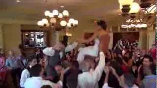 Bride LIFTED in chair during reception [upl. by Letti]